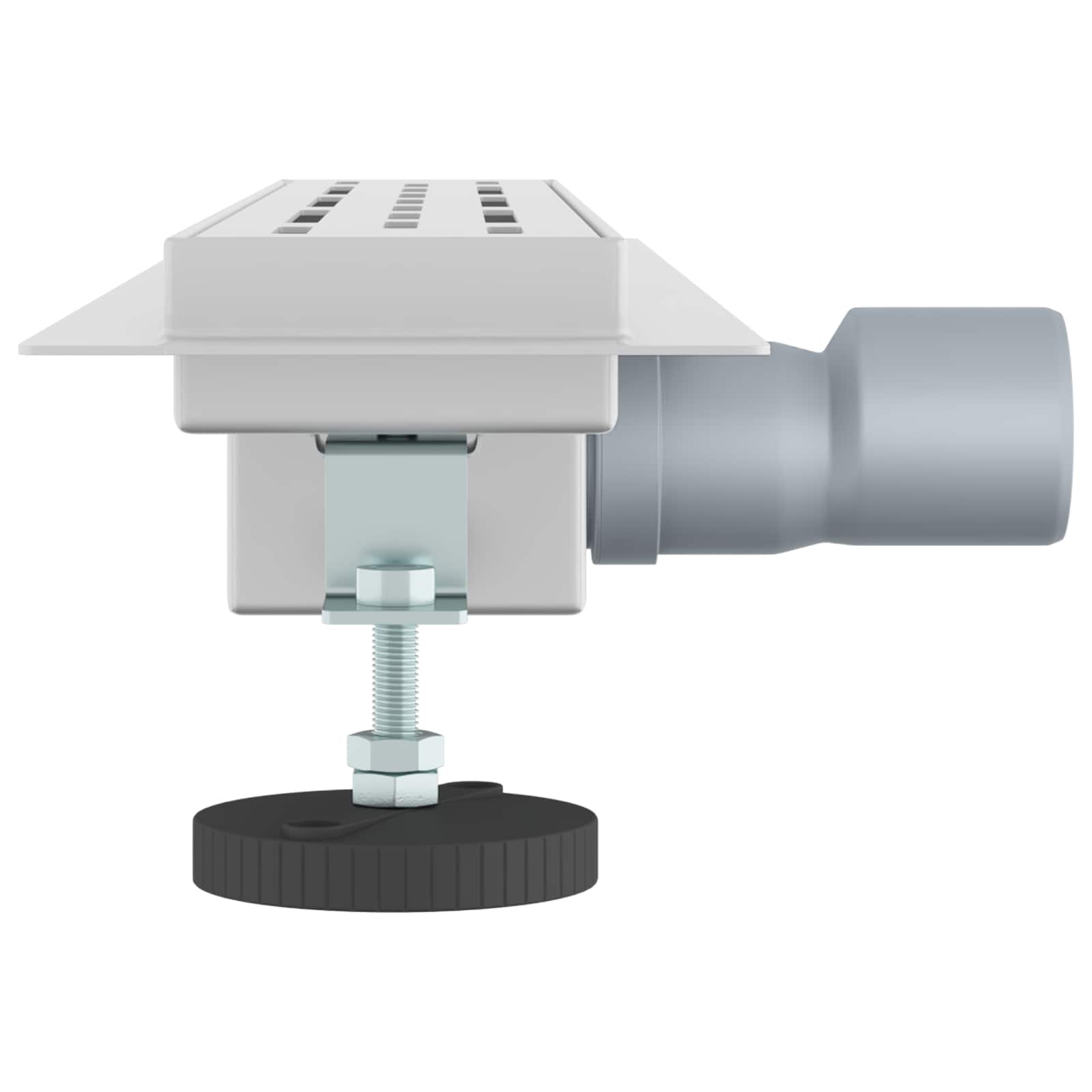 Drenaggio doccia con copertura in vetro Argento 50 cm 42015955