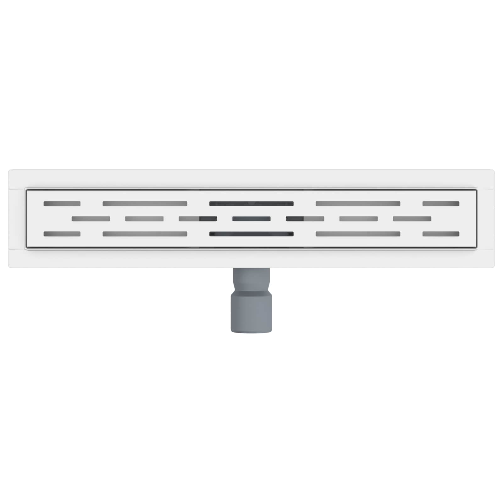 Drenaggio doccia con copertura in vetro Argento 50 cm 42015955