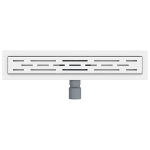 Drenaggio doccia con copertura in vetro Argento 50 cm 42015955