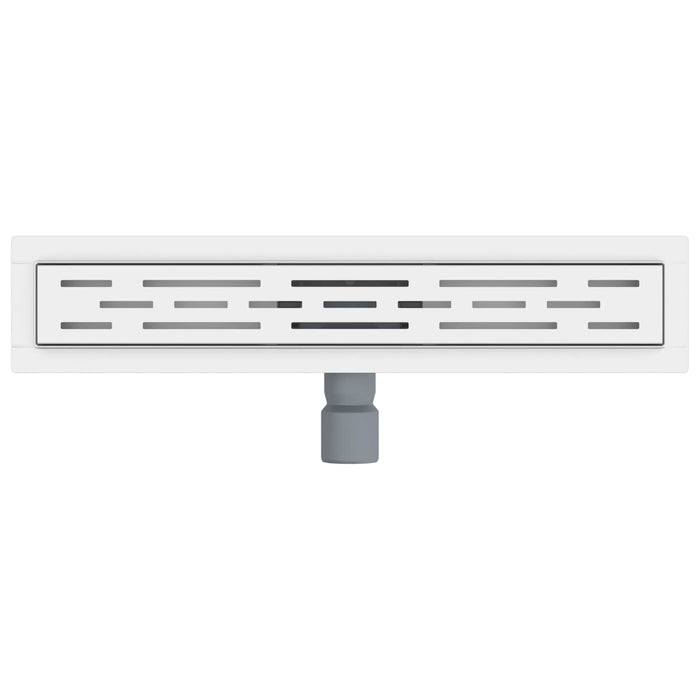 Drenaggio doccia con copertura in vetro Argento 50 cm 42015955