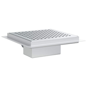 Scarico doccia 2 in 1 Argento 20 x 20 cm Acciaio Inox 304 42015935