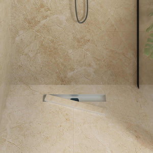 Scarico doccia 2-in-1 con sifone a 360° Argento 50 cm 42015961