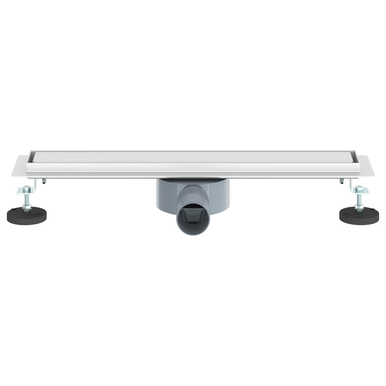 Scarico doccia 2-in-1 con sifone a 360° Argento 50 cm 42015961