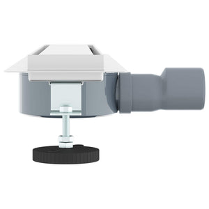 Scarico doccia 2-in-1 con sifone a 360° Argento 50 cm 42015961