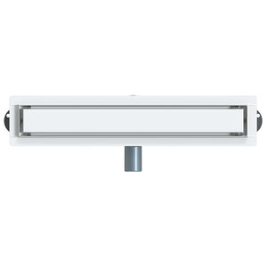 Scarico doccia 2-in-1 con sifone a 360° Argento 50 cm 42015961