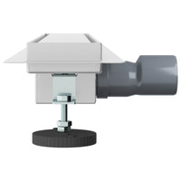 Drenaggio doccia con copertura in vetro Argento 60 cm 42015938