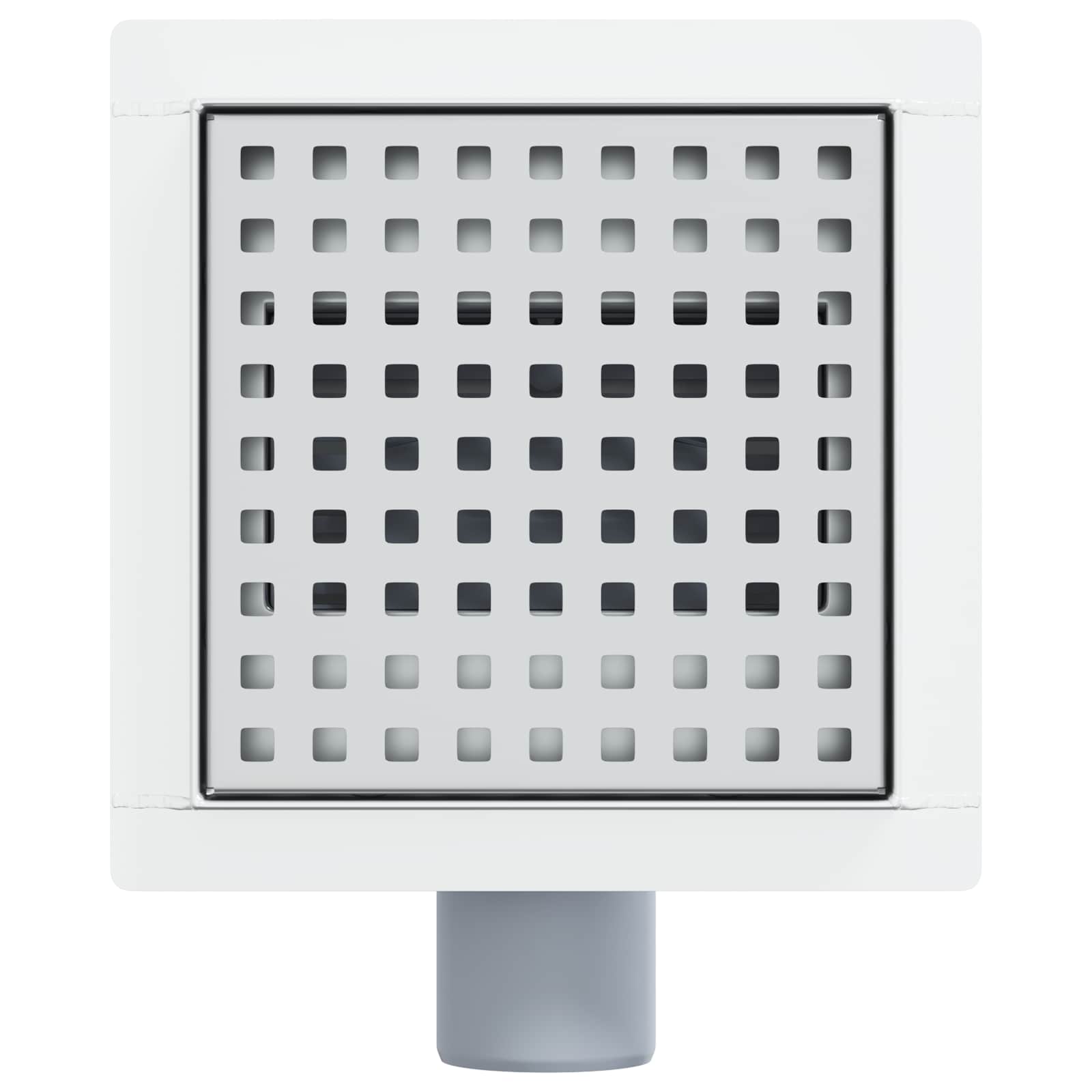 Scarico doccia 2 in 1 Argento 15 x 15 cm Acciaio Inox 304 42015934