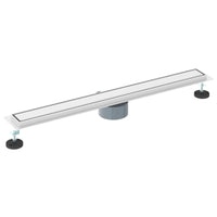 Scarico doccia 2-in-1 con sifone a 360° Argento 80 cm 42015964