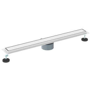 Scarico doccia 2-in-1 con sifone a 360° Argento 80 cm 42015964