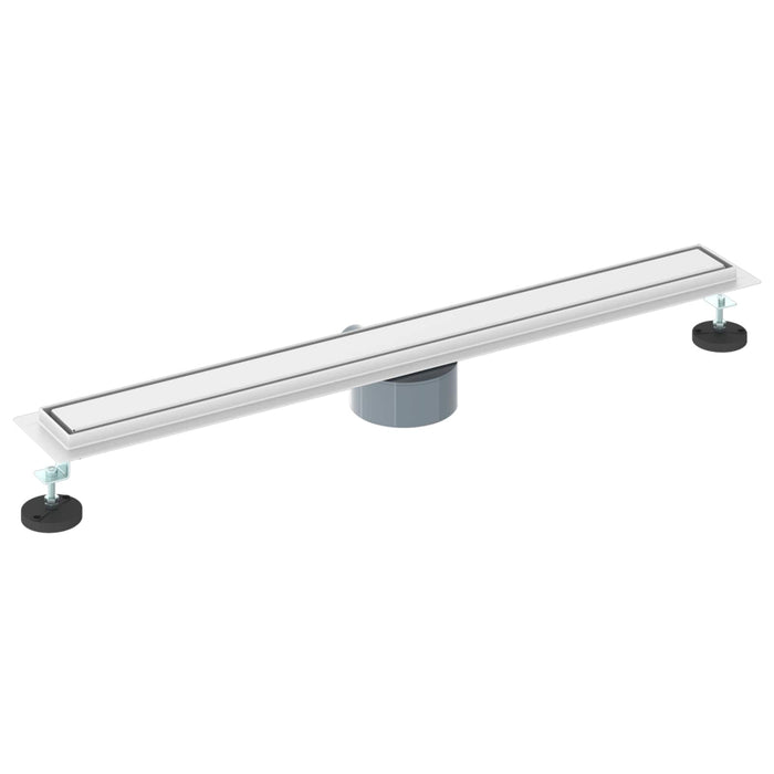 Scarico doccia 2-in-1 con sifone a 360° Argento 80 cm 42015964