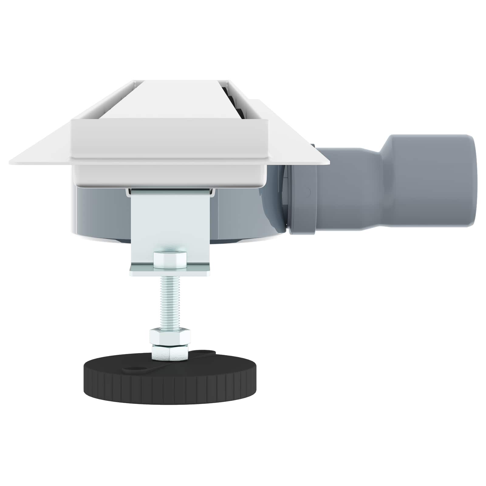 Scarico doccia 2-in-1 con sifone a 360° Argento 80 cm 42015964