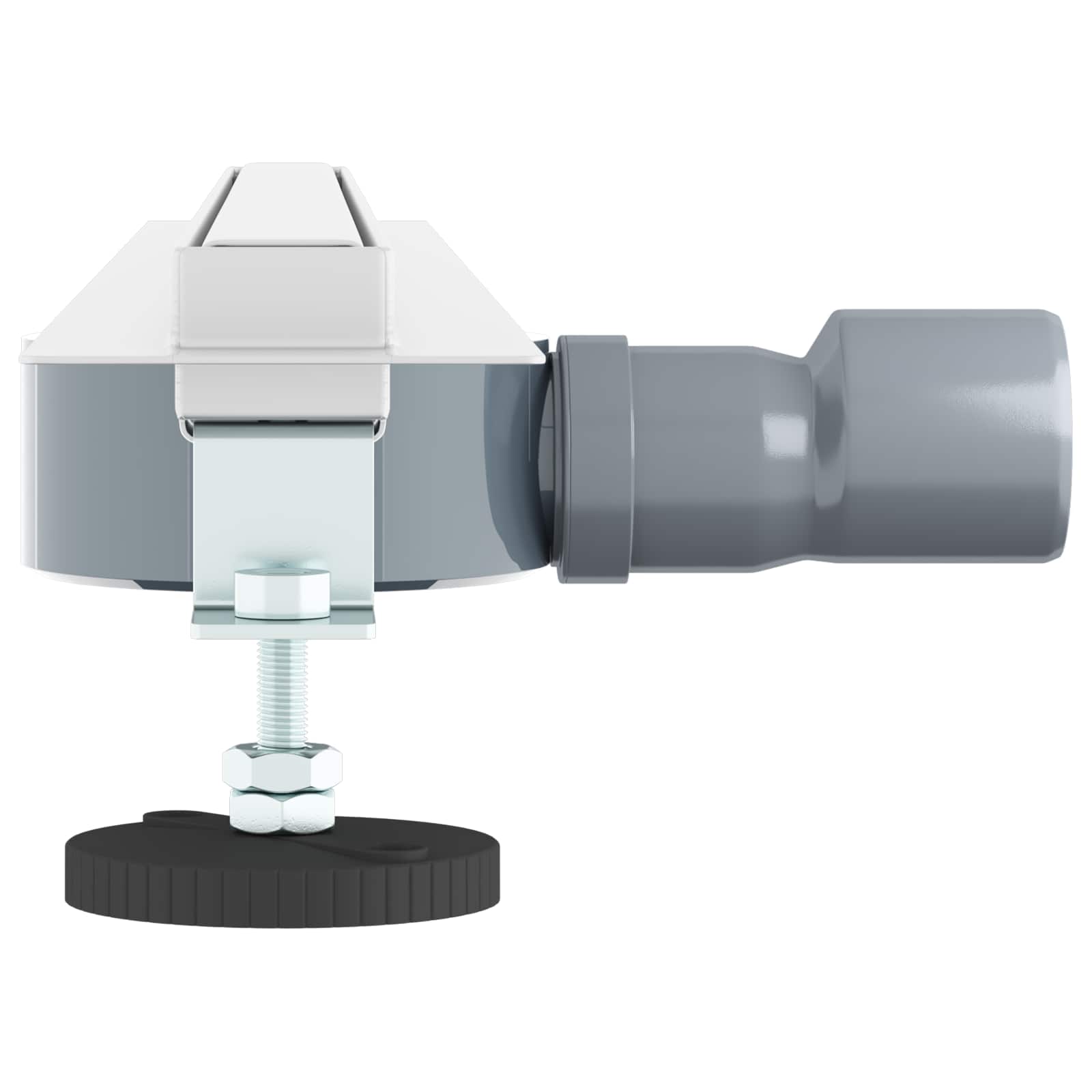 Scolascale per doccia a 360° con modello slim Argento 70 cm 42015987