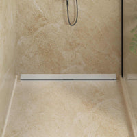 Scarico Doccia da Parete Argento 100 cm Acciaio Inox 304 42015996