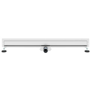 Scarico Doccia da Parete Argento 100 cm Acciaio Inox 304 42015996