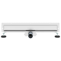Scarico Doccia da Parete Argento 60 cm Acciaio Inox 304 42015992