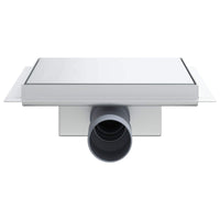 Scarico doccia 2 in 1 Argento 20 x 20 cm Acciaio Inox 304 42015933