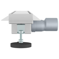 Drenaggio doccia con copertura in vetro Argento 50 cm 42015937