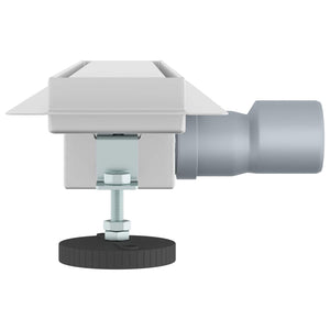 Drenaggio doccia con copertura in vetro Argento 50 cm 42015937