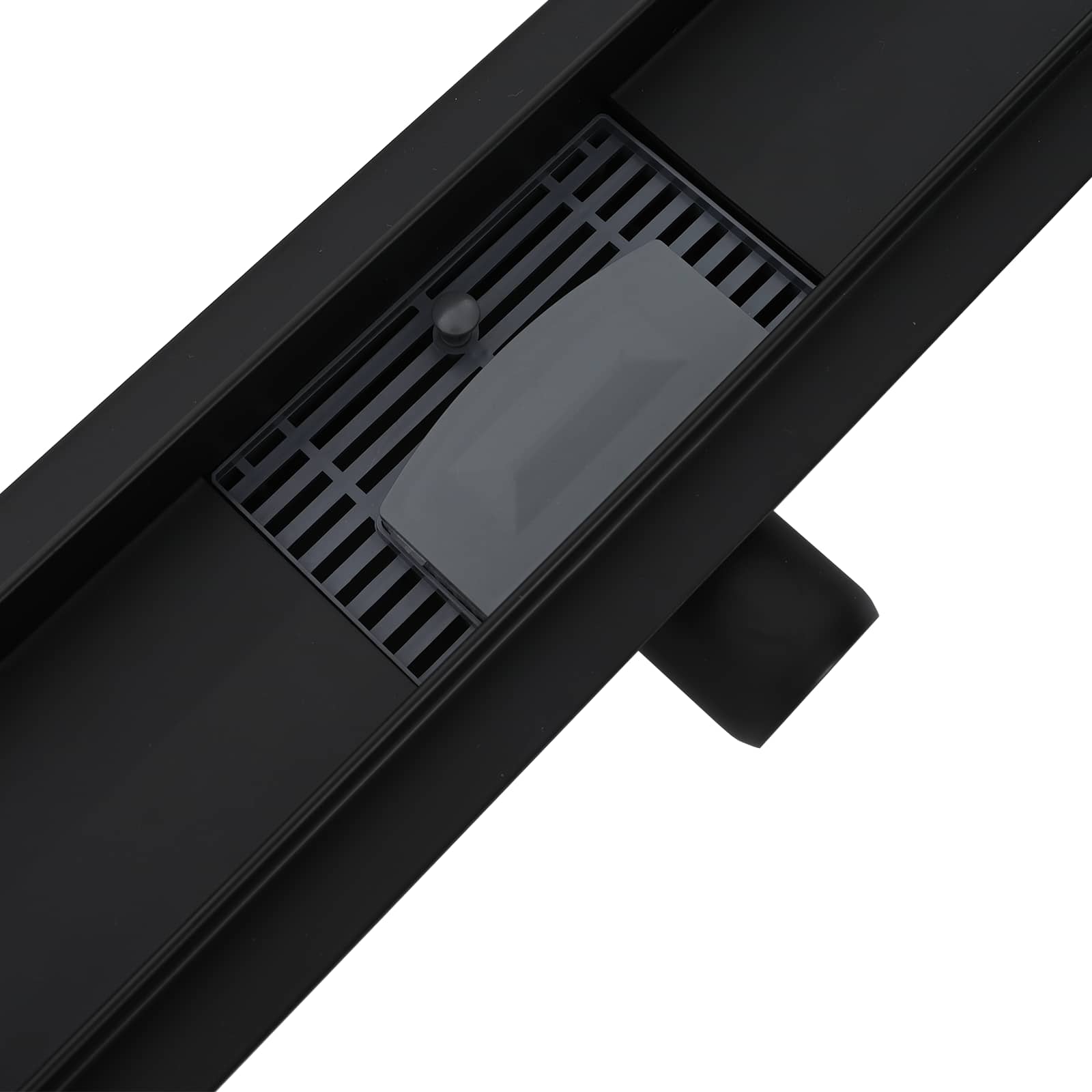 Drenaggio doccia 2 in 1 Nero 50 cm Acciaio Inox 304 42015943