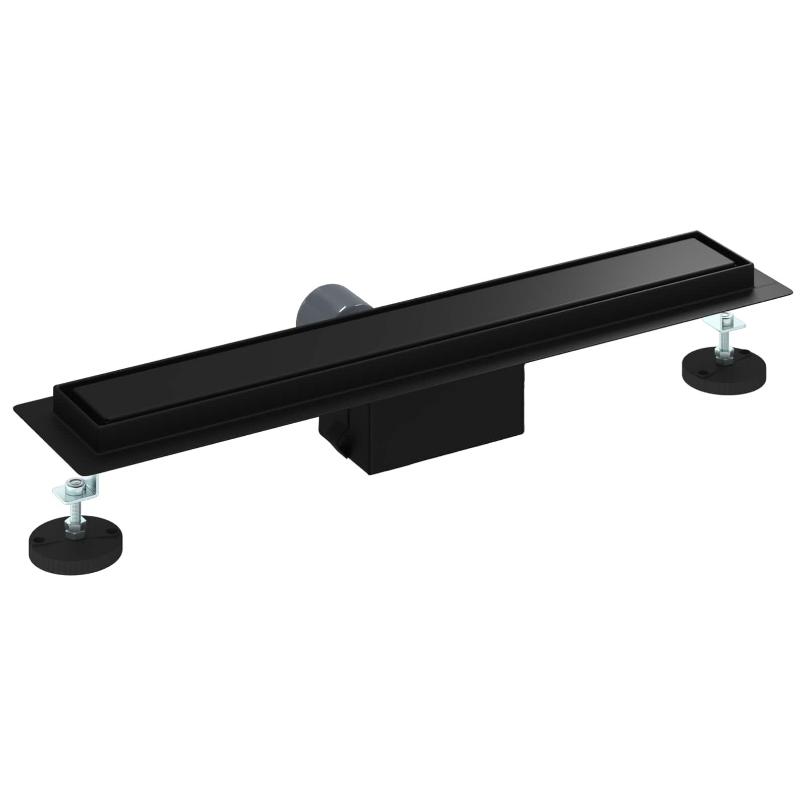 Drenaggio doccia 2 in 1 Nero 50 cm Acciaio Inox 304 42015943