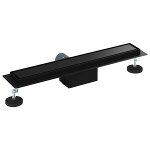 Drenaggio doccia 2 in 1 Nero 50 cm Acciaio Inox 304 42015943