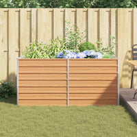 Letto rialzato da giardino Marrone Chiaro 160 x 80 x 77 cm 42017334