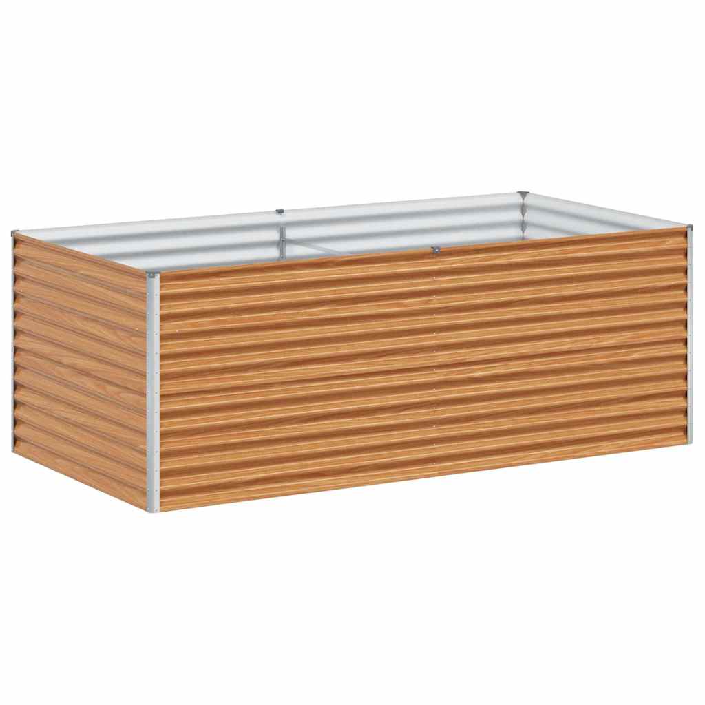Letto rialzato da giardino 195 x 100 x 68 cm Acciaio zincato 42017367