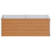 Letto rialzato da giardino 195 x 100 x 68 cm Acciaio zincato 42017367