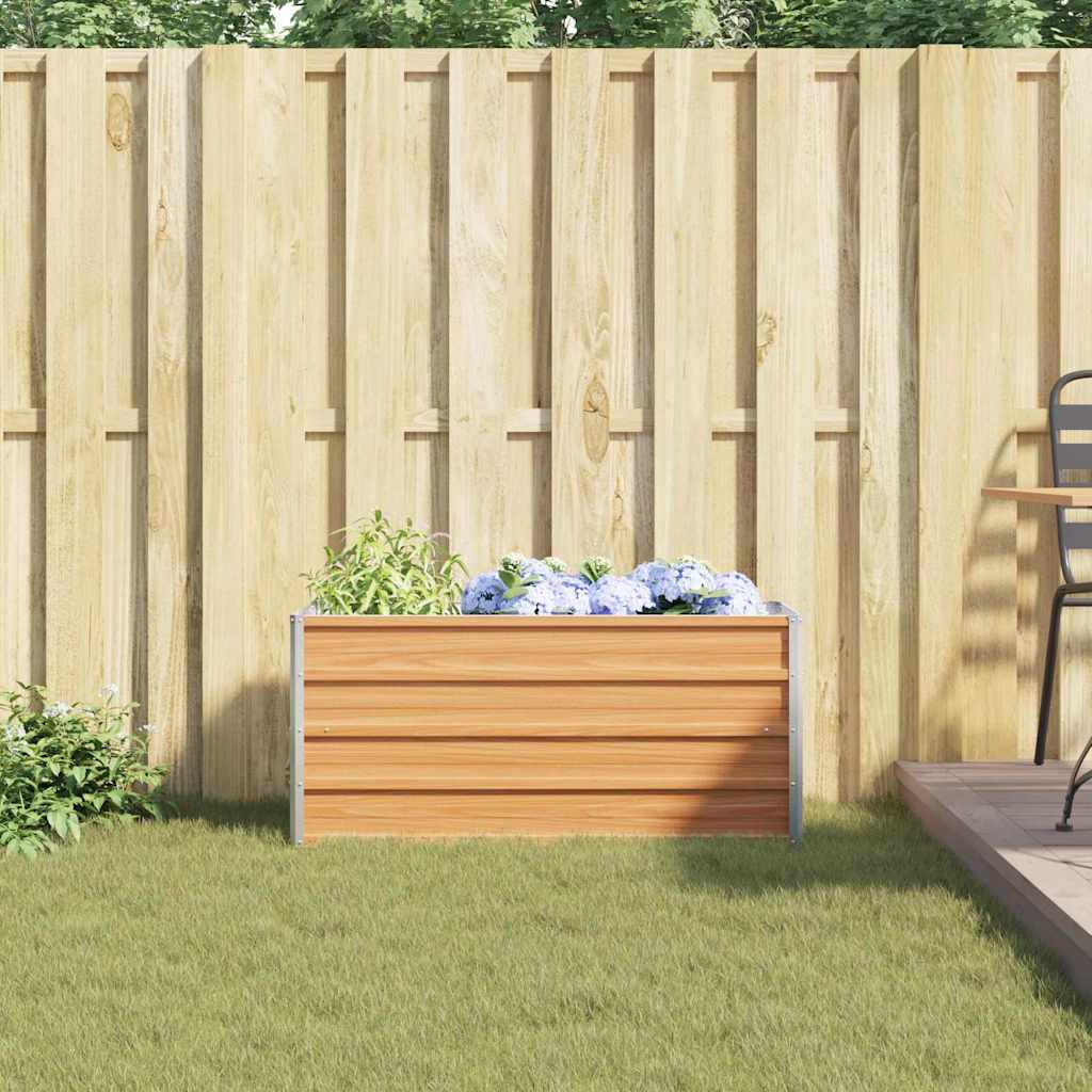 Letto rialzato da giardino Marrone Chiaro 100 x 40 x 45 cm 42017325