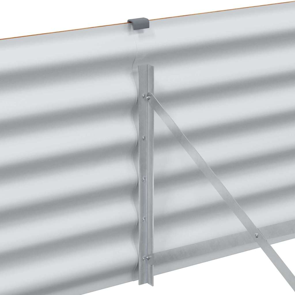 Letto rialzato da giardino 1164 x 50 x 36 cm Acciaio zincato 42017351