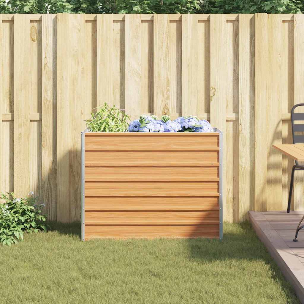 Letto rialzato da giardino Marrone Chiaro 100 x 40 x 77 cm 42017326