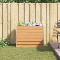 Letto rialzato da giardino Marrone Chiaro 100 x 40 x 77 cm 42017326