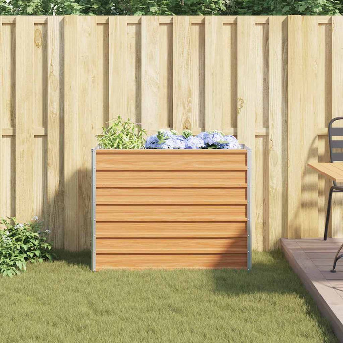 Letto rialzato da giardino Marrone Chiaro 100 x 40 x 77 cm 42017326