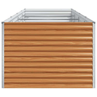 Letto rialzato da giardino 390 x 100 x 68 cm Acciaio zincato 42017369