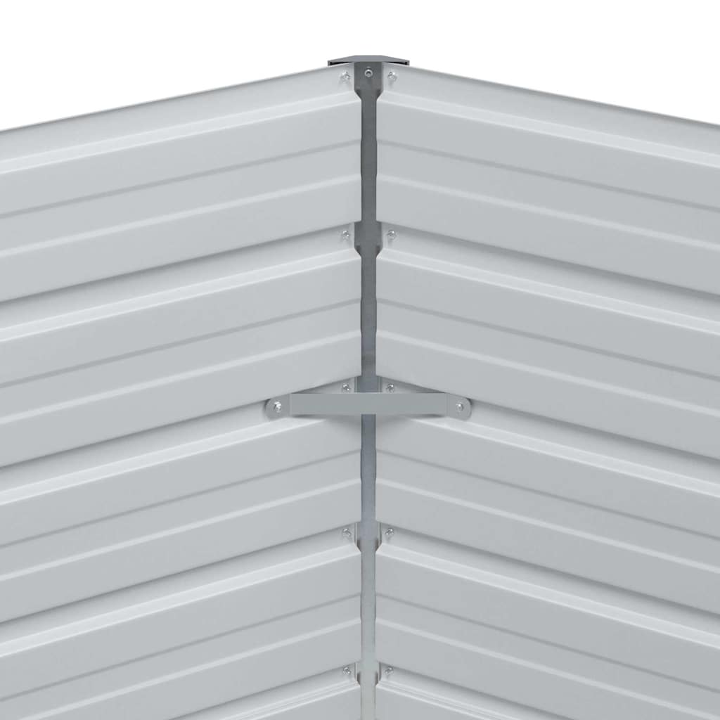 Letto rialzato da giardino Marrone Chiaro 129 x 129 x 77 cm 42017322