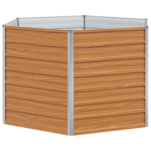 Letto rialzato da giardino Marrone Chiaro 129 x 129 x 77 cm 42017322