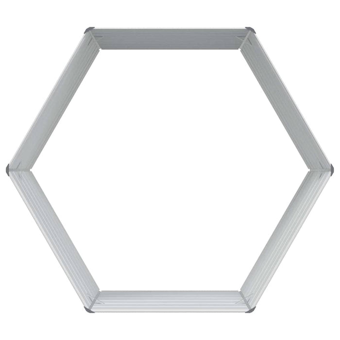 Letto rialzato da giardino Marrone Chiaro 129 x 129 x 77 cm 42017322