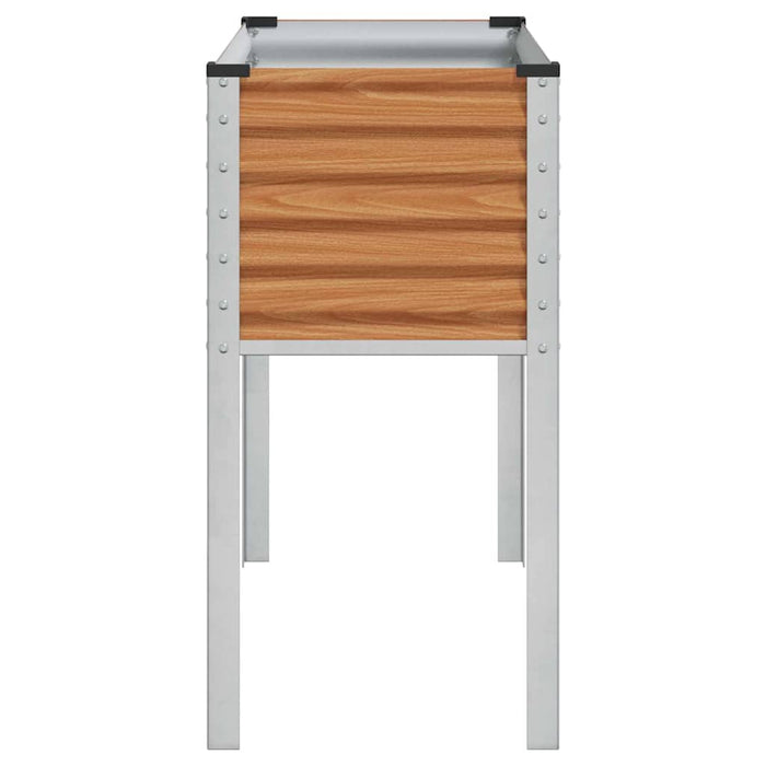 Vaso da giardino-Fioriera Esterno-Contenitore per Piante Marrone Chiaro 100,5 x 40,5 x 90 cm