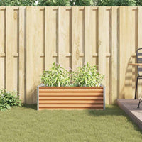 Letto rialzato da giardino 98 x 50 x 36 cm Acciaio zincato 42017343