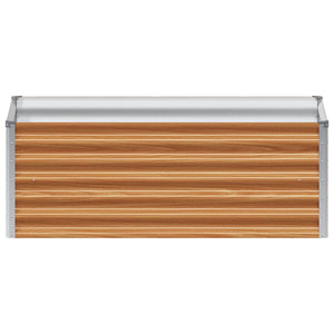 Letto rialzato da giardino 98 x 50 x 36 cm Acciaio zincato 42017343