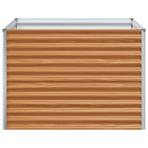 Letto rialzato da giardino 98 x 100 x 68 cm Acciaio zincato 42017366