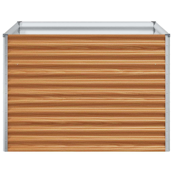 Letto rialzato da giardino 98 x 100 x 68 cm Acciaio zincato 42017366