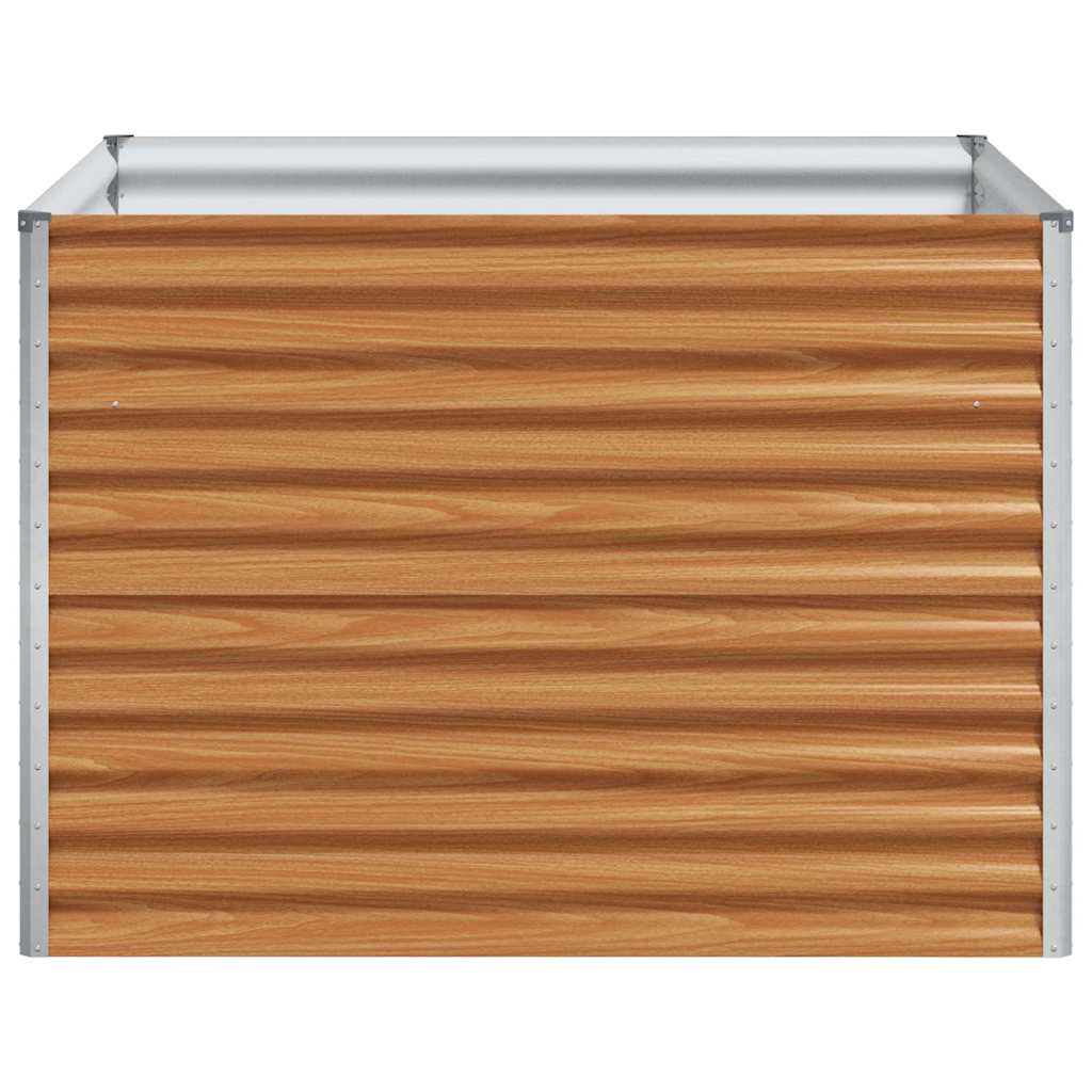 Letto rialzato da giardino 98 x 100 x 68 cm Acciaio zincato 42017366