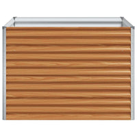 Letto rialzato da giardino 98 x 100 x 68 cm Acciaio zincato 42017366