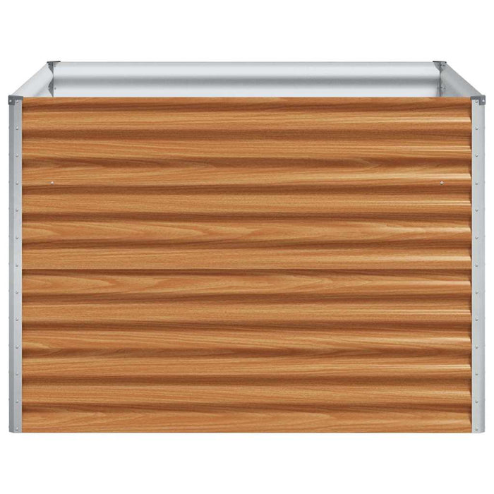 Letto rialzato da giardino 98 x 100 x 68 cm Acciaio zincato 42017366