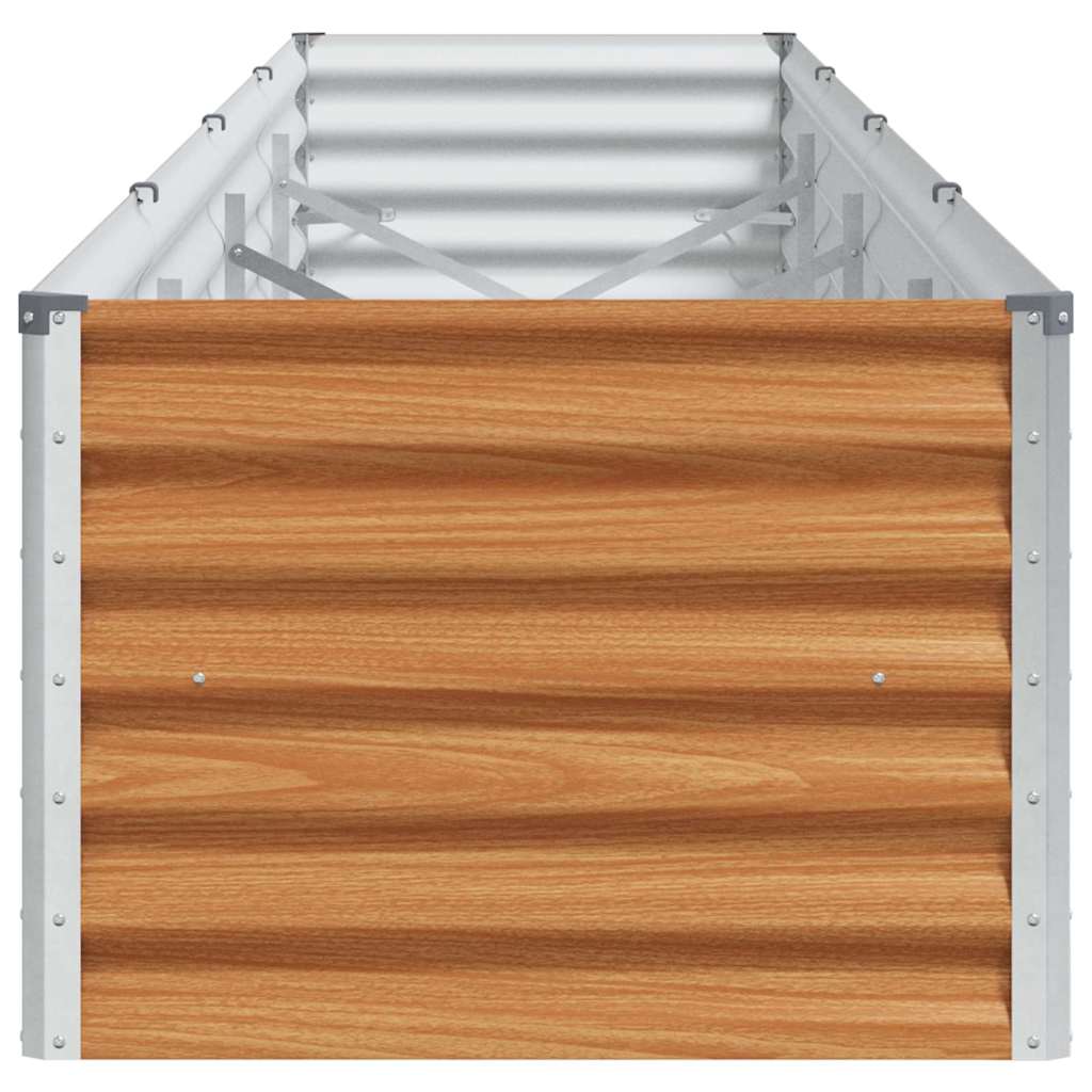 Letto rialzato da giardino 390 x 50 x 36 cm Acciaio zincato 42017346