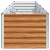 Letto rialzato da giardino 390 x 50 x 36 cm Acciaio zincato 42017346