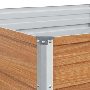 Letto rialzato da giardino Marrone Chiaro 240 x 80 x 77 cm 42017336