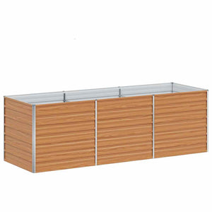 Letto rialzato da giardino Marrone Chiaro 240 x 80 x 77 cm 42017336