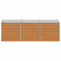 Letto rialzato da giardino Marrone Chiaro 240 x 80 x 77 cm 42017336